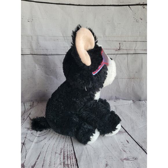 Cute & Cuddly Boston Terrier Puppy Dog 9in Plush Heart Sunglasses Stuffed Animal - Picture 3 of 7
